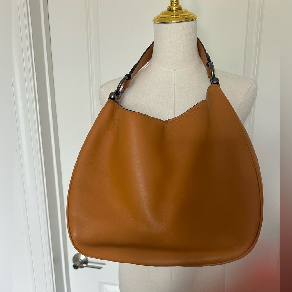 Coach Tan Leather Shoulder Bag - Picture 2 of 9